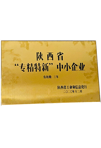 陕西省“专精特新”中小企业